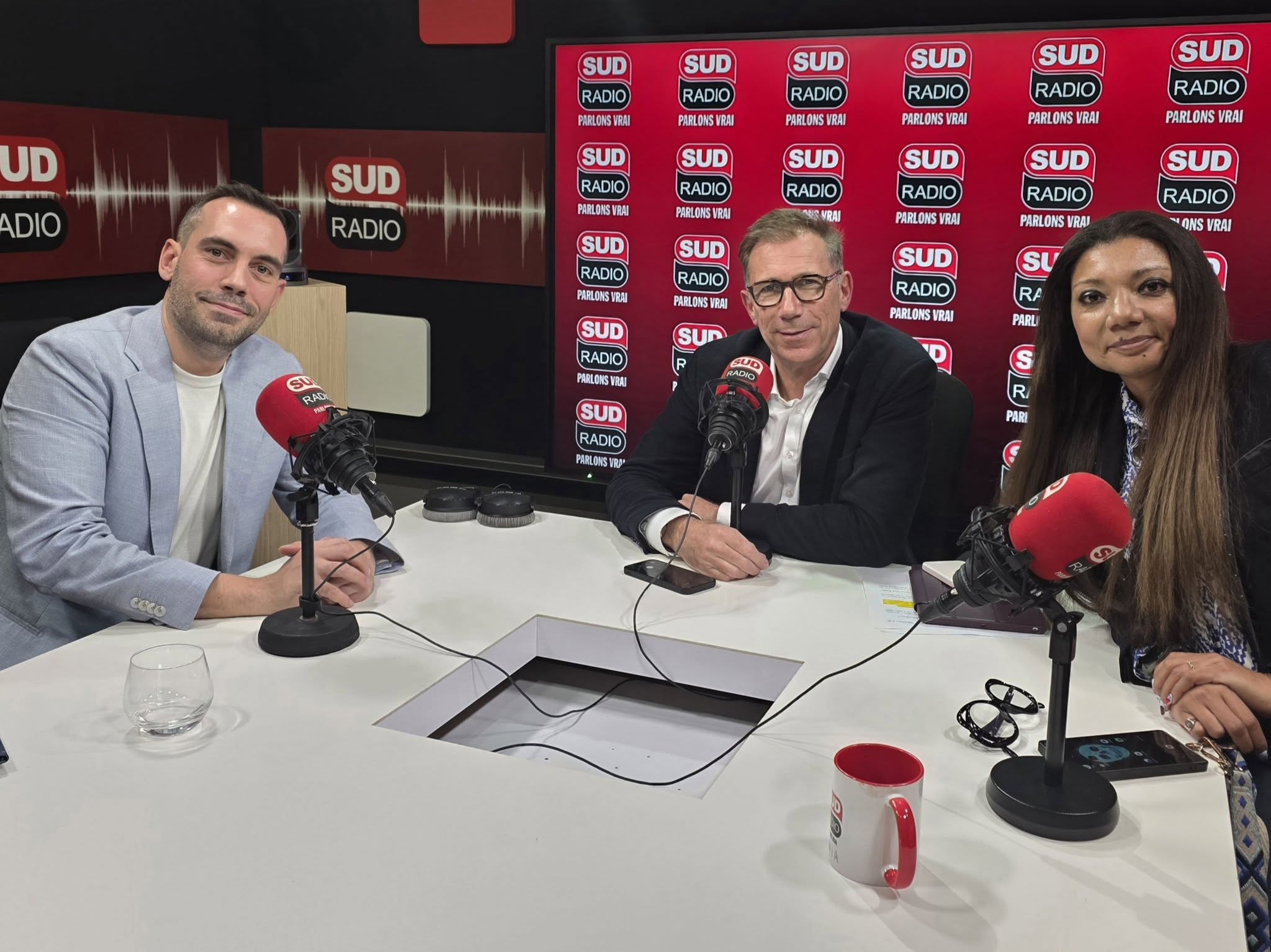 Jean-Baptiste BULLET, Laurent PERMASSE et Krys MONDET chez SUD RADIO